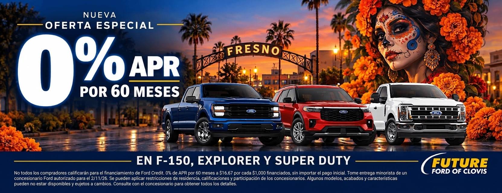 Future Ford of Clovis Oferta especial del Día de los Muertos